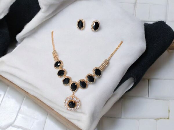 Black Stone Necklace