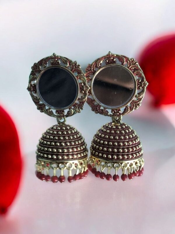 Mirror Style Jhumka